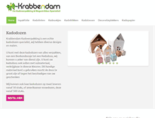 Tablet Screenshot of kadodozen.nl